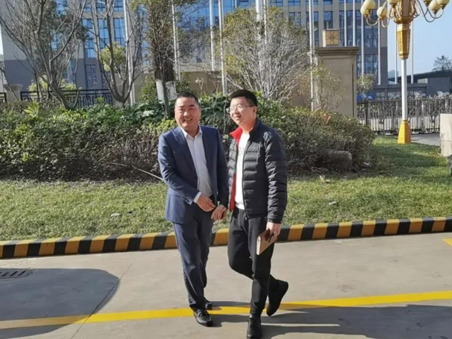 新春伊始，龍灣區空港管委會領導率隊蒞臨良工走訪慰問